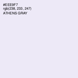 #EEE9F7 - Athens Gray Color Image
